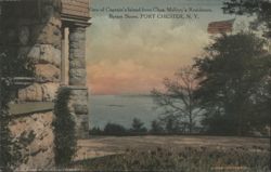 View of Captain's Island from Chas. Mallory's Residence Postcard