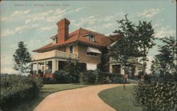 Colonel A. J. Nutting's Residence, Bellehaven, Conn. Postcard