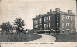 Sound Beach School, Sound Beach, CT Postcard