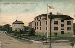 Greenwich High School, Greenwich, Conn. Postcard