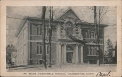 St. Mary Parochial School, Greenwich, CT Postcard