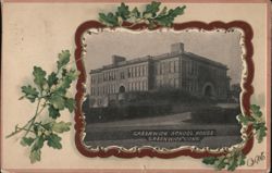 Greenwich School House, Greenwich, Conn. Postcard