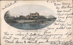 Along the Shore, Sound-Beach, Conn. Postcard