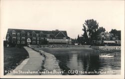 The Shorehame and The Peaks, Old Greenwich Postcard