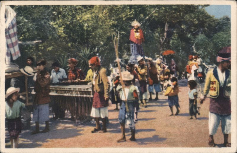 Procession in San Jorge de la Laguna Guatemala Central America