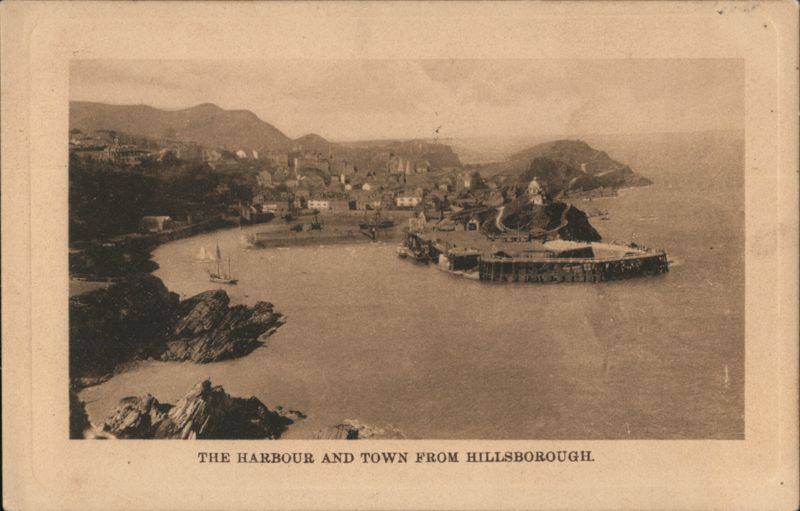 The Harbour and Town from Hillsborough, Ilfracombe United Kingdom