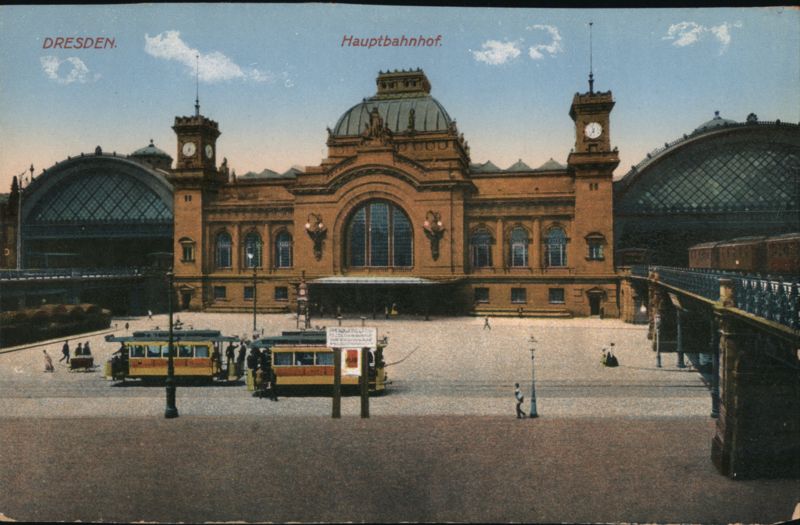 Dresden, Hauptbahnhof. Germany