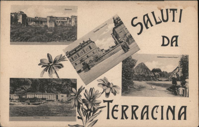Saluti da Terracina, Multi-view Collage Italy