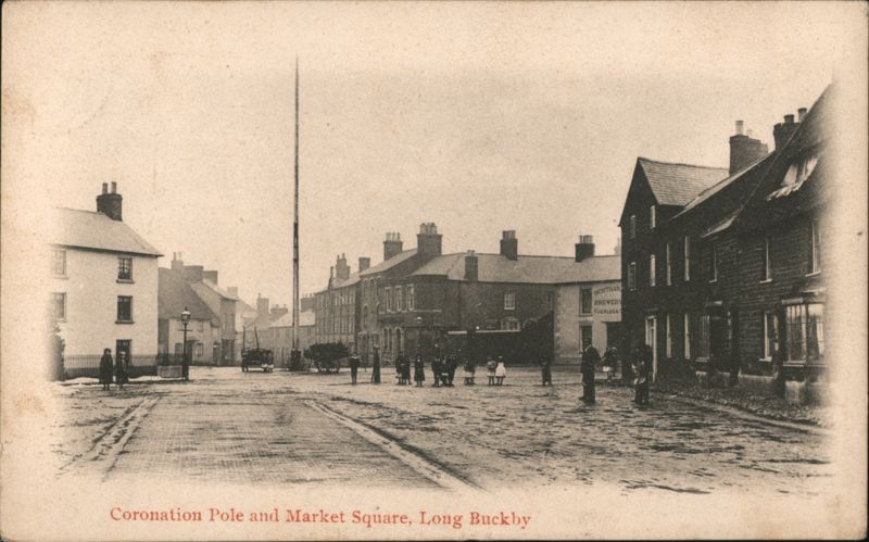 Coronation Pole and Market Square, Long Buckby United Kingdom