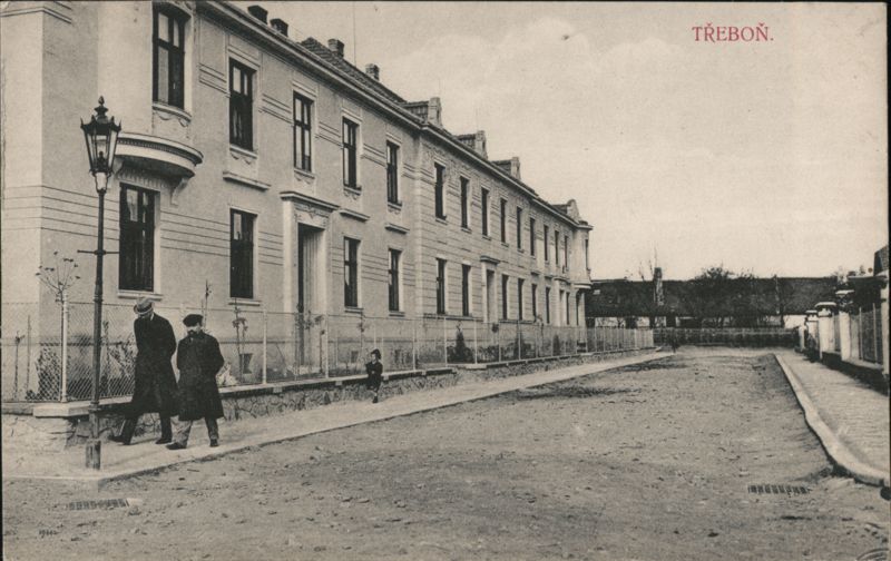 Street Scene in Třeboň Czechoslovakia