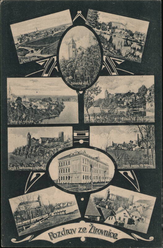 Pozdrav ze Žirovnice, Multiple Views of the Town Czechoslovakia
