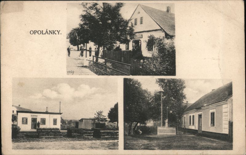 Three Views of Opolánky Czechoslovakia Foto-Čajka, Košice