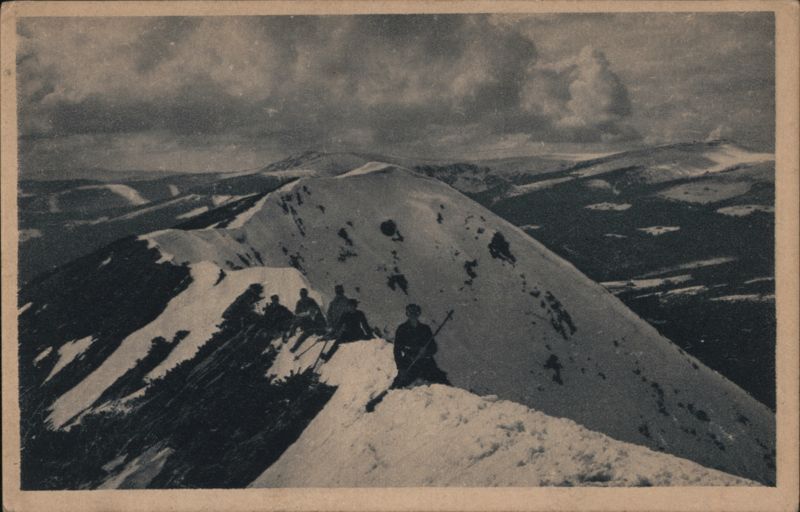 Easter on the Goat Ridges, Krkonoše Mountains Czechoslovakia