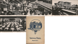 Set of 4: Imperial Hotel, Tokyo Postcard
