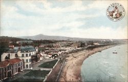 Bray Seafront and Beach Postcard