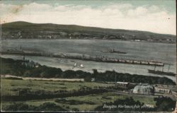 Douglas Harbour, Isle of Man Postcard
