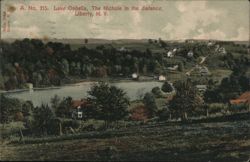 Lake Ophelia, The Nichols in the distance, Liberty Postcard