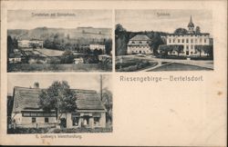 Views of Bertelsdorf, Riesengebirge Postcard