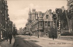 Oxford, High Street Postcard