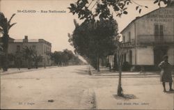 Rue Nationale, St-Cloud Postcard