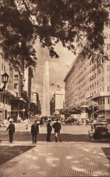 Obelisco de Buenos Aires, Avenida Roque Sáenz Peña Postcard