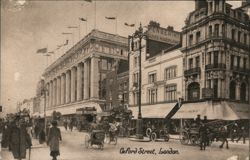 Oxford Street, The Heart of London Shopping Postcard