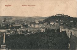 Brünn, Spielberg mit Altbrünn Postcard