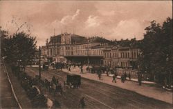 Brno Train Station (Nádraží. Bahnhof. La gare.) Postcard