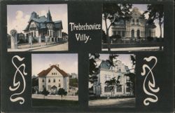 Třebechovice Villy Postcard