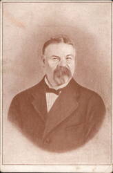 Portrait of Josef Kožíšek, Czech Writer and Teacher Postcard