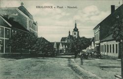 Náměstí (Square), Kralovice u Plzně Postcard