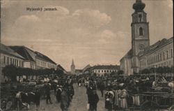 Myjavský jarmark Postcard