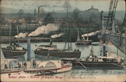 Future Port in Náchod after Metuje River Regulation Postcard