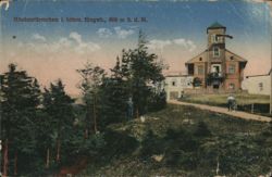 Mückentürmchen, Bohemian Ore Mountains, 806m Postcard