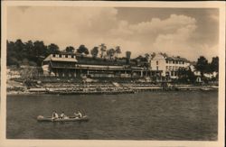 Koupaliště (Public Baths) in Písek Postcard