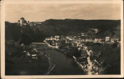 Vranov nad Dyjí Castle and Town Postcard
