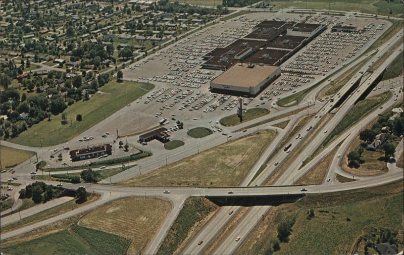 Blue Ridge Mall Aerial View, I-70 & US Hwy 40 Intersection Kansas City Missouri