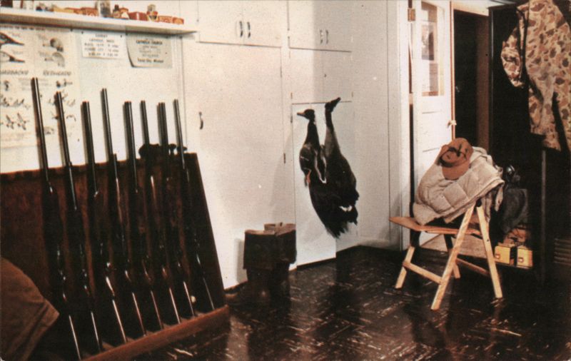 Gun Room at Gooselore Lodge, Mound City, MO Missouri