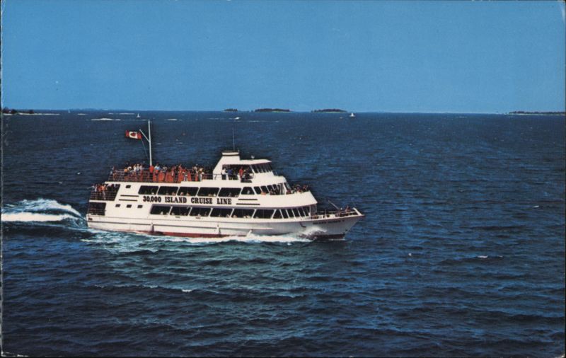 30,000 Island Cruise Line Ship in Parry Sound, Ontario Canada