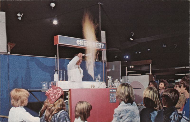 COSI Chemistry Show: Shooting Flame Combustion Demonstration Columbus Ohio