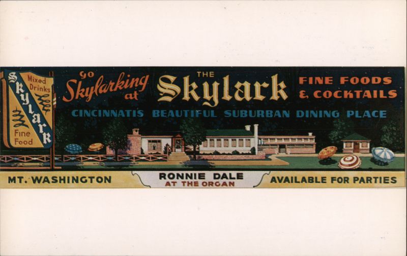 The Skylark Restaurant - Cincinnati's Suburban Dining Place Ohio