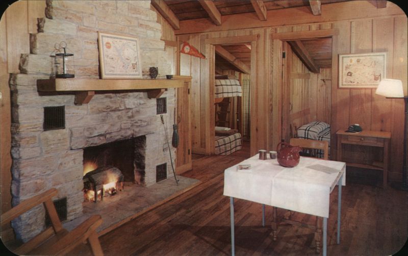 Lake Hope State Park Housekeeping Cabin Interior Zaleski Ohio