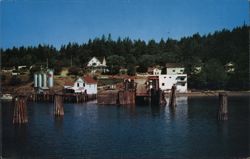 Ferry Landing at Orcas Island, San Juan Islands Postcard