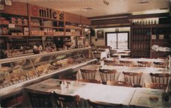 Emile's Cafe Deli Interior in Kansas City, MO Postcard