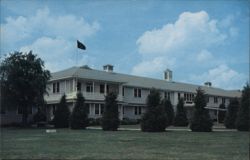 Administration Building Memphis Naval Air Station Postcard