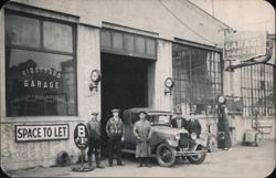 Ridgewood Garage Postcard