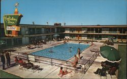 Holiday Inn Motel with Swimming Pool, East Peoria Postcard