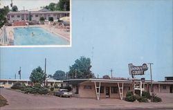 Donna Court Motel & Swimming Pool Postcard