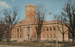 Jackson County Court House, Brownstown, Indiana Postcard