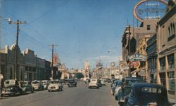 Sixteenth of September Street, Cd. Juarez, toward the Mission Postcard